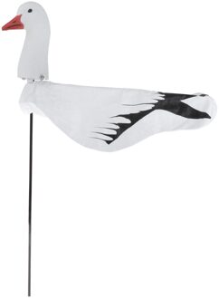 Decoy Eva Sneeuw Gans Hoofd Windzak Voor Outdoor Tuin Decoratie, 50x50x30cm stijl 3