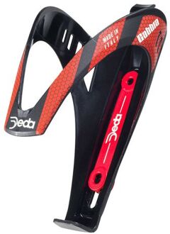 Deda bidonhouder Gabbia nylon/polymeer zwart/rood