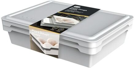 Deegkrat voor Pizzadeeg - Set van 2 Stuks Wit