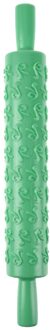 Deegroller Verschillende Patronen Bakken Tools Fondant Reliëf Mold Cake Decorating Gereedschap groen
