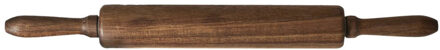 Deegroller voor in de keuken - acacia hout - donkerbruin - 45 cm - Keukengerei
