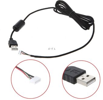 DEEK-ROBOT 2.2M Usb Muis Kabel Line Vervanging Draad Voor Logitech G5 G500 Speciale Muis Lijnen