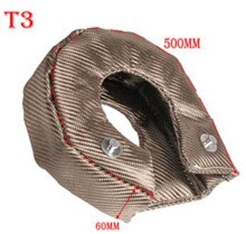 Deel Titanium Turbo Deken T3 W/ Fasteners Accessoires Barrière Cover Fiber Turbo Deken Glasvezel