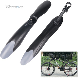 Deemount 1 Pair New Bicycle Mudguard MTB Mountain 24 26 27.5 inch Bike Mud Wings Front/Rear Wheel Fender Handy Mount MDG-006