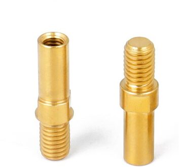 Deemount 2 Stuks V Brake Basis Post Ultralight M8 M10 Pitch 1.25Mm Titanium Legering Mtb Bmx Ti Stud Post bolt Bike Service Parts gouden M8 1.25