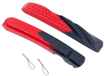 Deemount 70Mm Mtb Brake Vervangbare Pads V-Brake Blok Inserts Voor Ijzer Aluminium Stalen Velgen Natte Droge Omstandigheden dual Component Bl