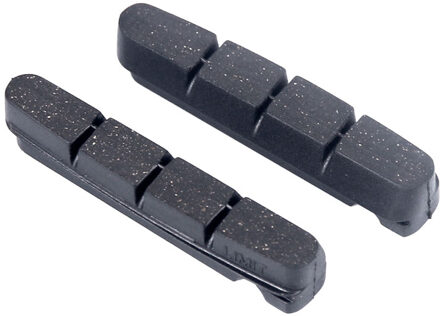 Deemount Carbon Velgen Remblokken Road Fiets Remmen Vervanging Inserts V-Brake Blok voor Carbon Wielset Non- schroefdraad zwart 1 paar