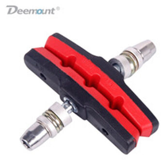 Deemount Dual Kleur V-Remblokken Mtb Mountain Fiets Remschoenen 70Mm Schroefdraad Voor Lineaire Pull Remmen Alle weersomstandigheden Low Noise