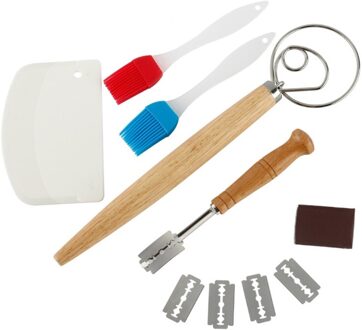 Deense Deeg Garde Brood Mixer Set Haak Nederlandse Garde Rvs Brood Slicer Deeg Schraper Bladen Voor Brood Deeg Chocolade