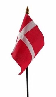Deense landenvlag op stokje