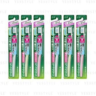 Deep Clean Compact Slim Toothbrush 1 pc - Random Color - Normal