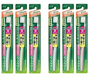 Deep Clean Compact Toothbrush 1 pc - Random Color - Normal