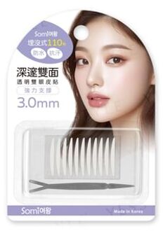 Deep Double-Sided Eyelid Tape Clear 110 pcs 3mm