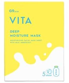 Deep Moisture Mask Set - 4 Types #04 Vita