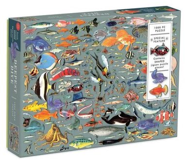 Deepest Dive 1000 Piece Puzzle with Shaped Pieces