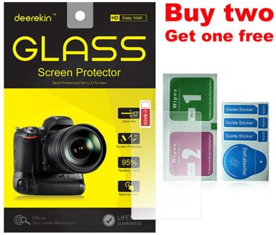 Deerekin 9 H Gehard Glas LCD Screen Protector w/Top LCD Film voor Canon EOS 5D Mark III/ 5DS/5DSR/5DS R Digitale Camera