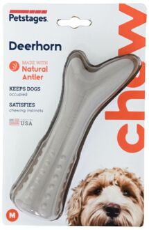 deerhorn gewei - Hondenspeelgoed - M - 6 x 3,5 x 18 cm