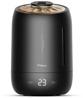 Deerma 5l Luchtbevochtiger Luchtzuiverende Mist Maker Huishoudelijke Timing Met Intelligente Touchscreen Verstelbare Mist Hoeveelheid zwart / ons