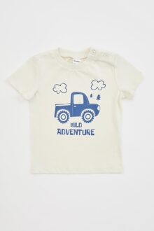 Defacto Zomer Babyboy Tops & Tees Baby Boy Wild Avontuur Gedrukt T-shirt Gebreide Esthetiek -R4673A220HS 4 5 Age