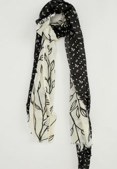 Defacto Zomer Vrouw Accessoires Gedrukt Sjaal Vrouwelijke Mode -N5285AZ21SM zwart kleur