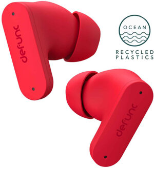 DeFunc True ANC Earbuds - Draadloze oordopjes - Bluetooth draadloze oortjes - Met ANC noise cancelling functie - Red Rood - One size