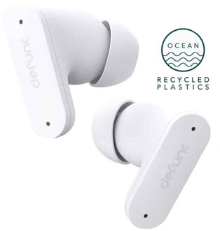 DeFunc True ANC Earbuds - Draadloze oordopjes - Bluetooth draadloze oortjes - Met ANC noise cancelling functie - White Wit - One size