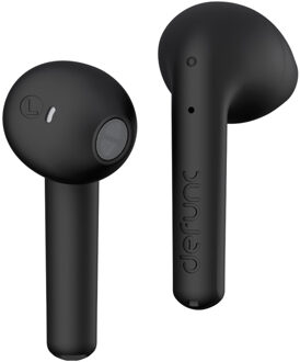 DeFunc True Lite Earbuds - Draadloze oordopjes - Bluetooth draadloze oortjes - Met ENC noise cancelling functie - Black Zwart - One size