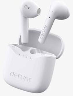 DeFunc True Lite Earbuds - Draadloze oordopjes - Bluetooth draadloze oortjes - Met ENC noise cancelling functie - White Wit - One size