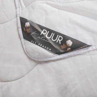 Dekbed 100% Puur Katoen All Season - 200x200 Cm (Tweepersoons) - Fresh And Co 150 Gram Per M2. - Dekbed-Discounter.nl