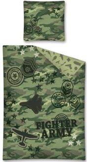 Dekbed army (2872): 140x200/70x80 cm