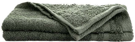 Dekbed Discounter 10-PACK Gastendoekjes - Dekbed-Discounter.nl Olijfgroen