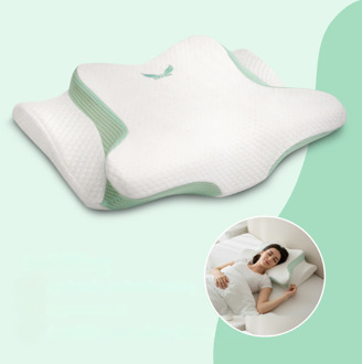 Dekbed Discounter 2e -50% Hoofdkussen SoftWing - Voor - Traagschuim - Ondersteunend & Drukverlagend En Thermobeschermend - Dekbed-Discounter.nl