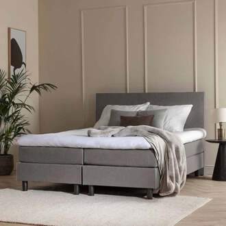 Dekbed Discounter Boxspring Julia Comfort - Grijs - Dekbed-Discounter.nl - 160 x 220 cm