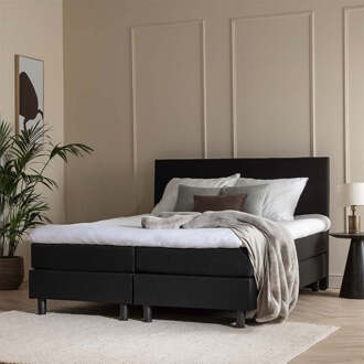 Dekbed Discounter Boxspring Julia Comfort - Zwart - Dekbed-Discounter.nl - 180 x 210 cm