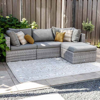 Dekbed Discounter Buitenkleed Brunello - Crème - 160x230 Cm 230x160cm - Nylon - Dekbed-Discounter.nl