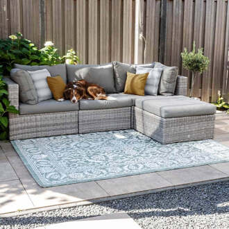 Dekbed Discounter Buitenkleed Brunello - Groen - 160x230 Cm 230x160cm - Nylon - Dekbed-Discounter.nl - 160 x 230 cm