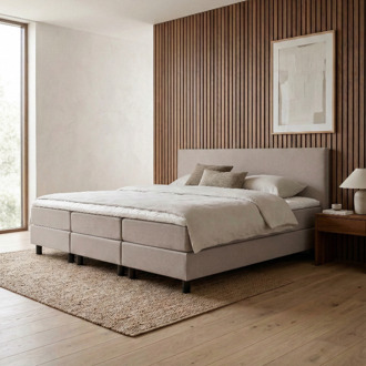 Dekbed Discounter Familiebed Comfort - Beige - Dekbed-Discounter.nl