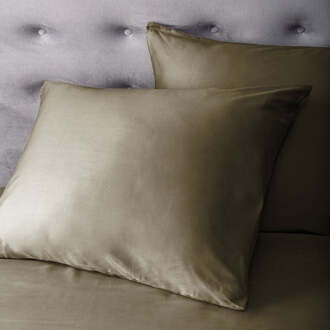 Dekbed Discounter Kussensloop Satijn: 2-PACK - Dekbed Discounter - 60x70 Cm - Katoen-satijn - Dekbed-Discounter.nl Truffel - 60 x 70