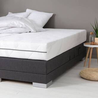 Dekbed Discounter Matras Quattro - 180x200cm Met Pocketveren & Koudschuim Kern - Van Dekbed Discounter - Comfort: Medium Stevig - Dekbed-Discounter.nl - 180 x 200
