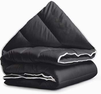 Dekbed en Overtrek in 1 - 200x200 - Tweepersoons - Zwart