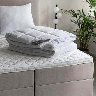 Dekbed Seersucker All Season - 140x200 Cm (Eenpersoons) - Presence 300 Gram Per M2 - Dekbed-Discounter.nl