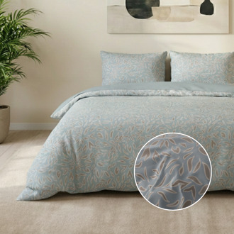 Dekbedovertrek Belia - Tweepersoons (200x200 Cm) - Wit Microvezel - - Sleeptime Classy - Dekbed-Discounter.nl - 200 x 200/220 cm