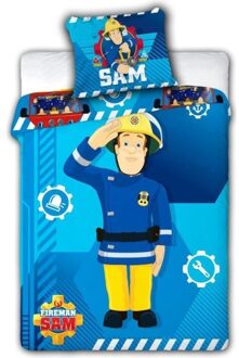 Dekbedovertrek Brandweerman Sam Ledikant 100x135/40x60 Cm