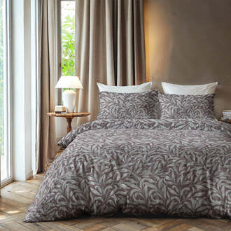 Dekbedovertrek Classic Foliage - Lits-Jumeaux (240x220 Cm) - Paars Microvezel - Natuur - Zydante - Dekbed-Discounter.nl