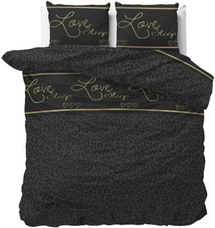 Dekbedovertrek - Dark Sleep Outlet 140x200 Cm Sleeptime Classy - Dekbed-Discounter.nl