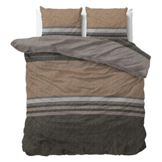Dekbedovertrek - Ezgi - Lits-Jumeaux (240x220 Cm) - Wit Microvezel - - Sleeptime Classy - Dekbed-Discounter.nl