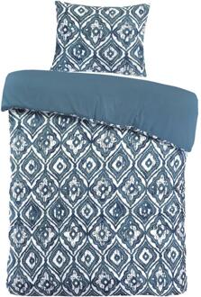 Dekbedovertrek Fez - 140x220 Cm - Polyester - Blauw