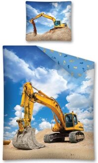 Dekbedovertrek graafmachine 140x200cm