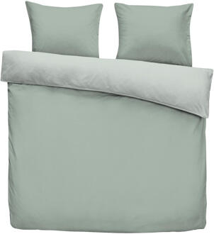 Dekbedovertrek Jens - 200x200/220 Cm - Katoen - Groen