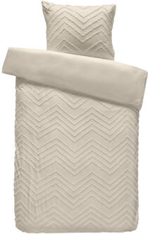 Dekbedovertrek Juliette Tufted - Zand - 140x220 Cm - Microvezel - Beige